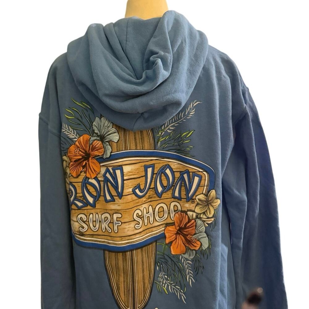 Ron Jon Surf Shop Ft. Myers Blue Pullover Hoodie Sweatshirt Size Medium - Picture 4 of 5